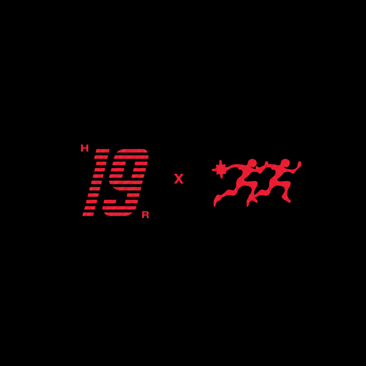 19th HR x RUN EASY - Training Hat - BLACK