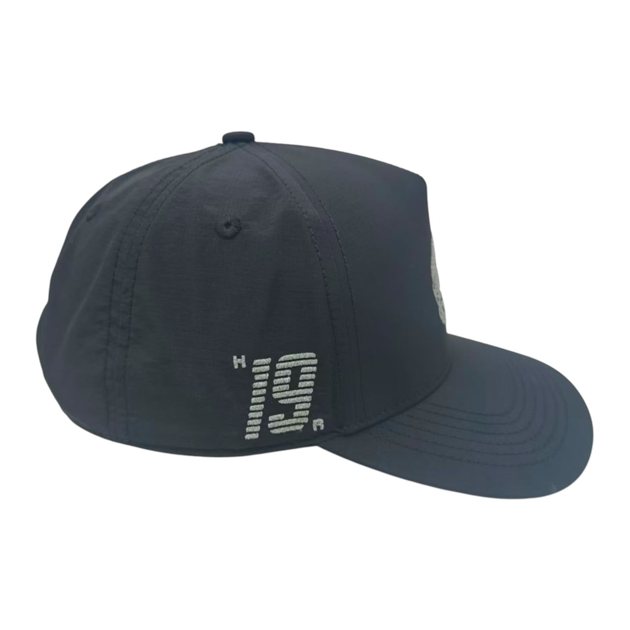 19th HR x RUN EASY - Training Hat - Skull - BLACK