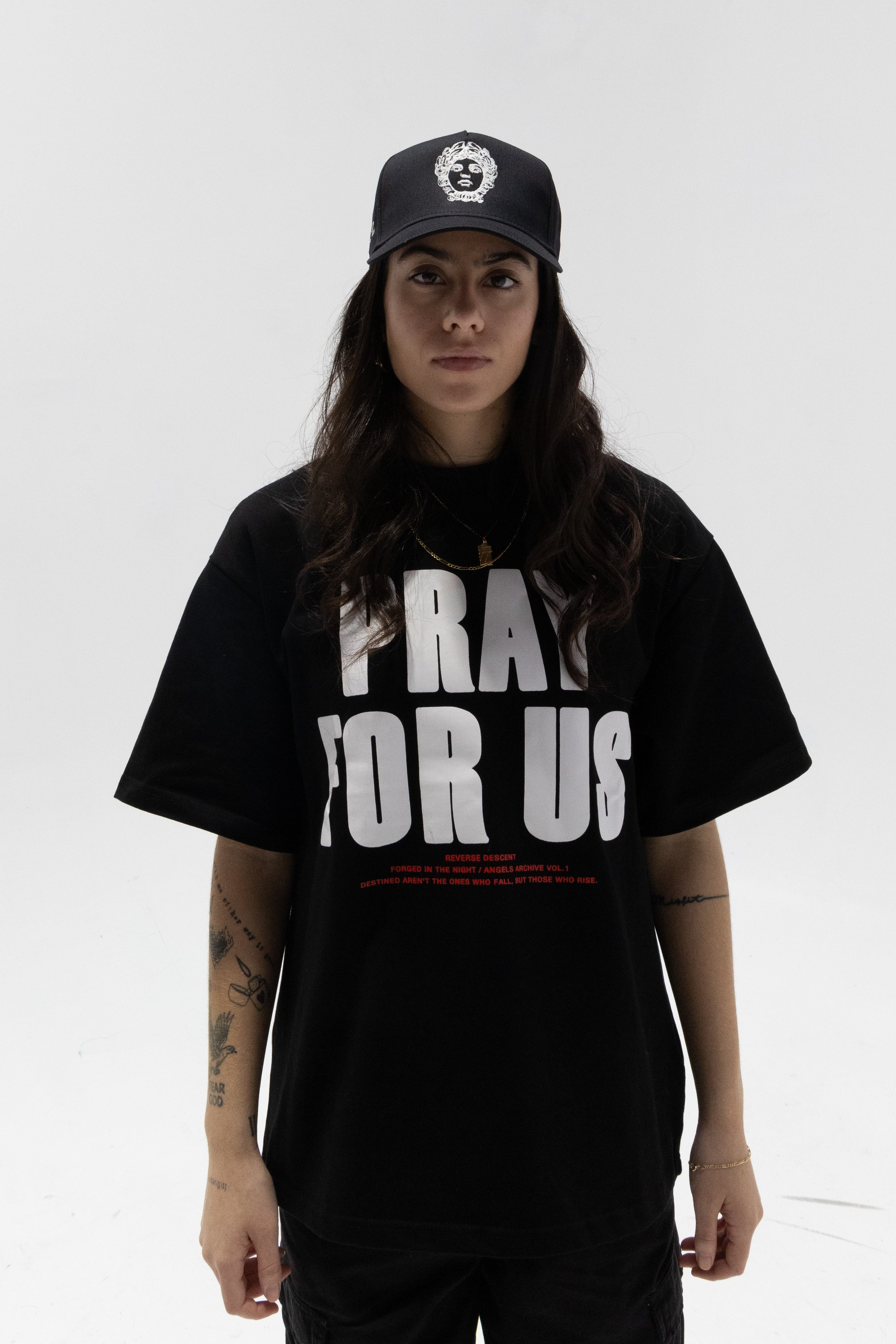 Angel Face Hat - BLACK