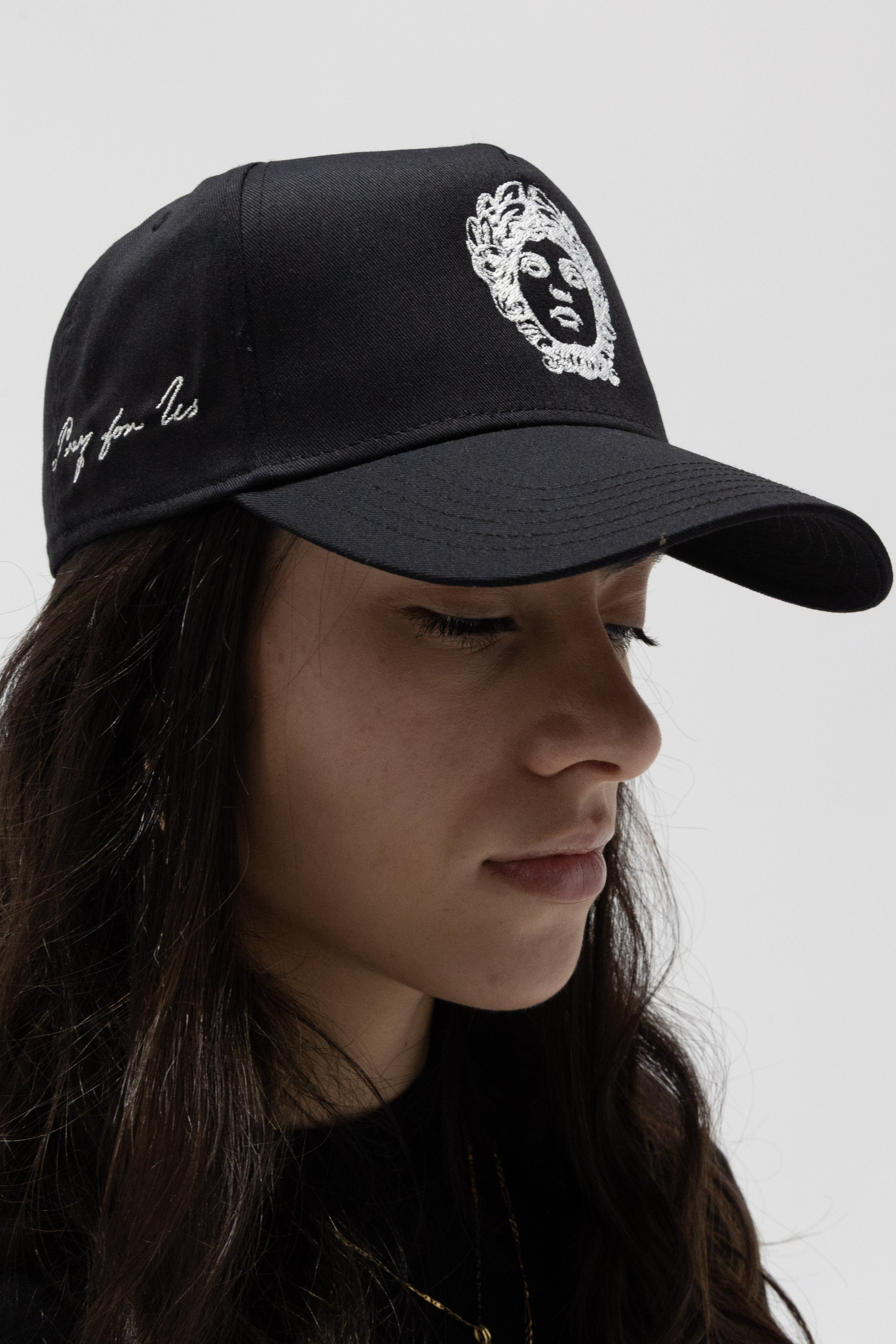 Angel Face Hat - BLACK