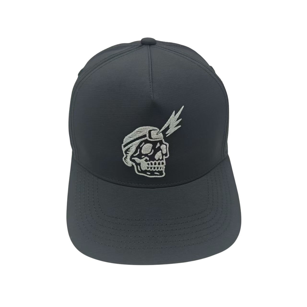 19th HR x RUN EASY - Training Hat - Skull - BLACK