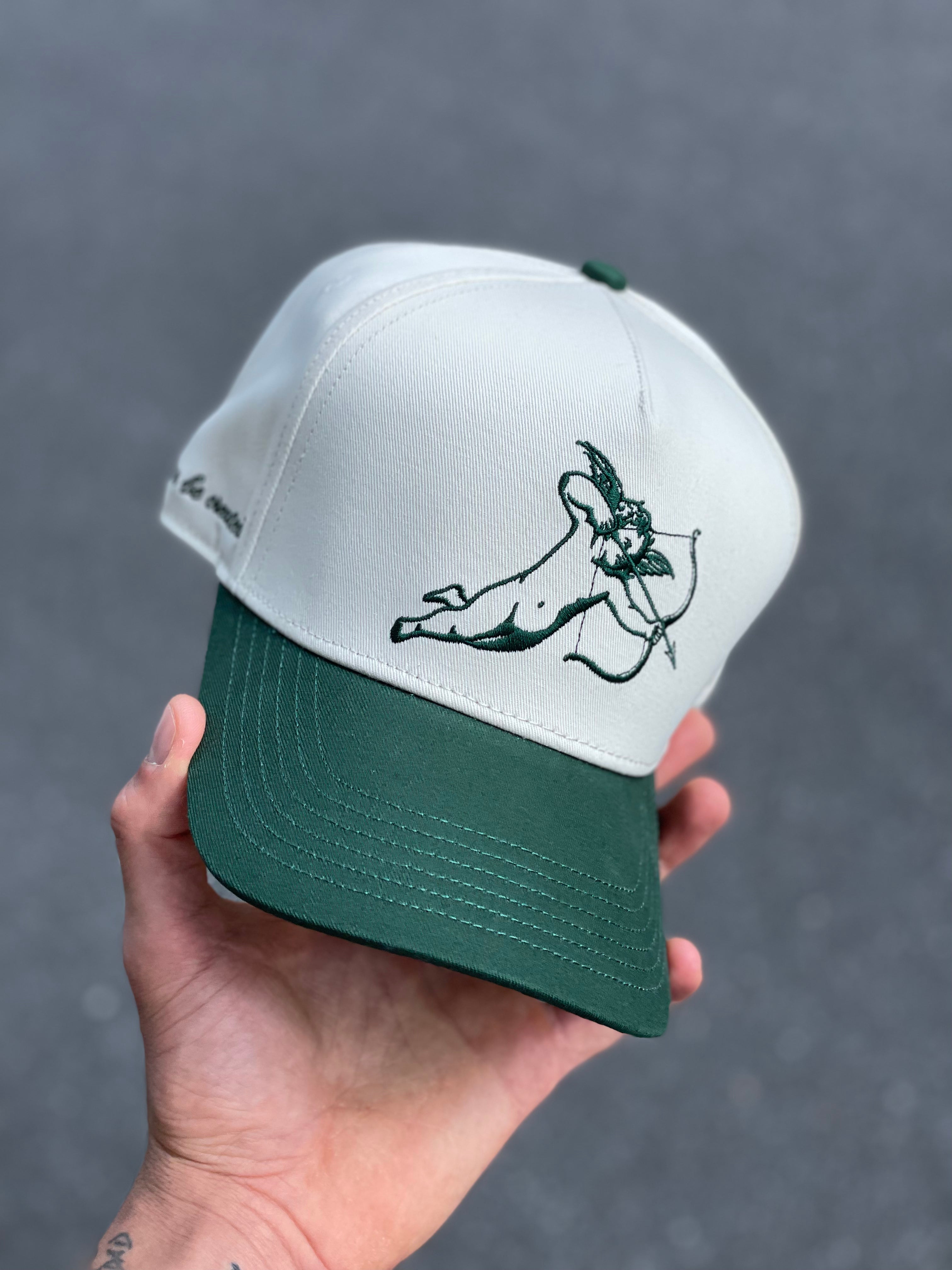 Sure Shot Hat - BRITISH RACING GREEN / BONE