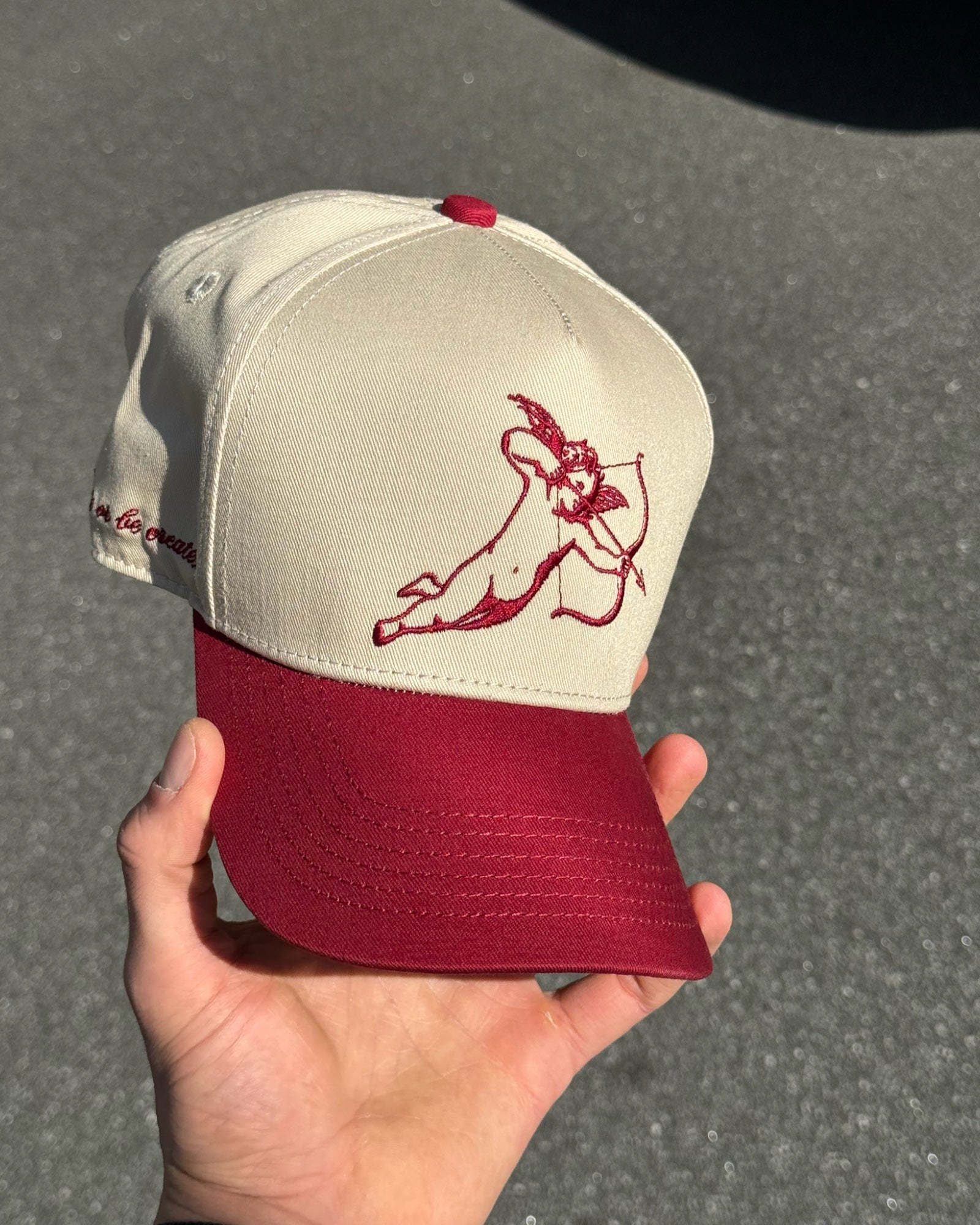 Sure Shot Hat - RACING RED / BONE