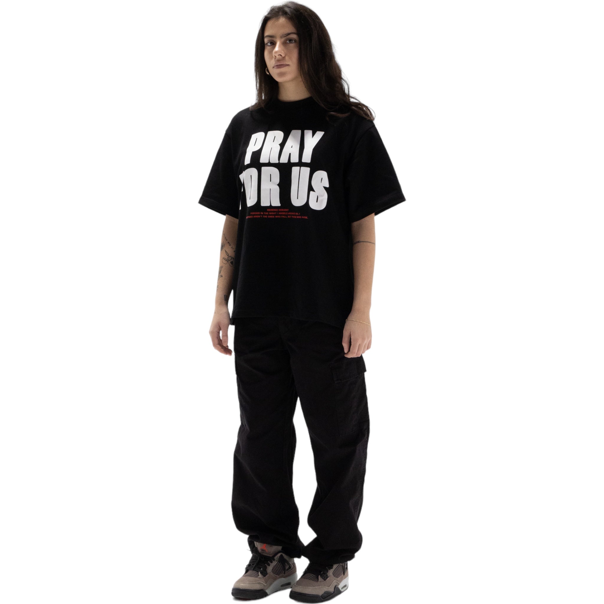 PRAY FOR US - T-Shirt - BLACK