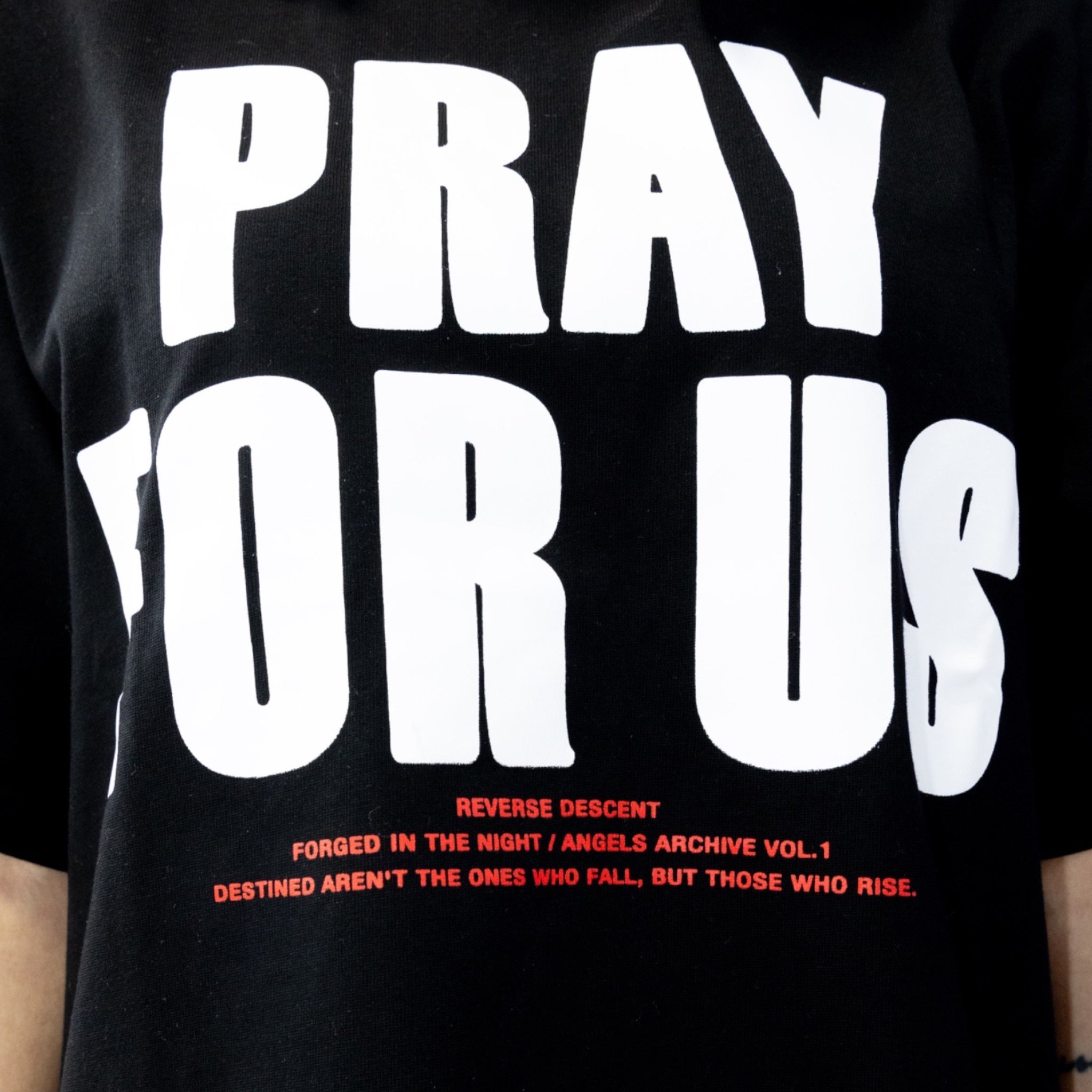 PRAY FOR US - T-Shirt - BLACK