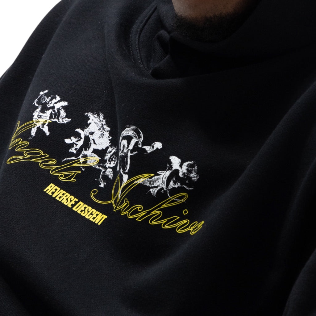 RD Vital Hoodie V1 - BLACK/RACING YELLOW