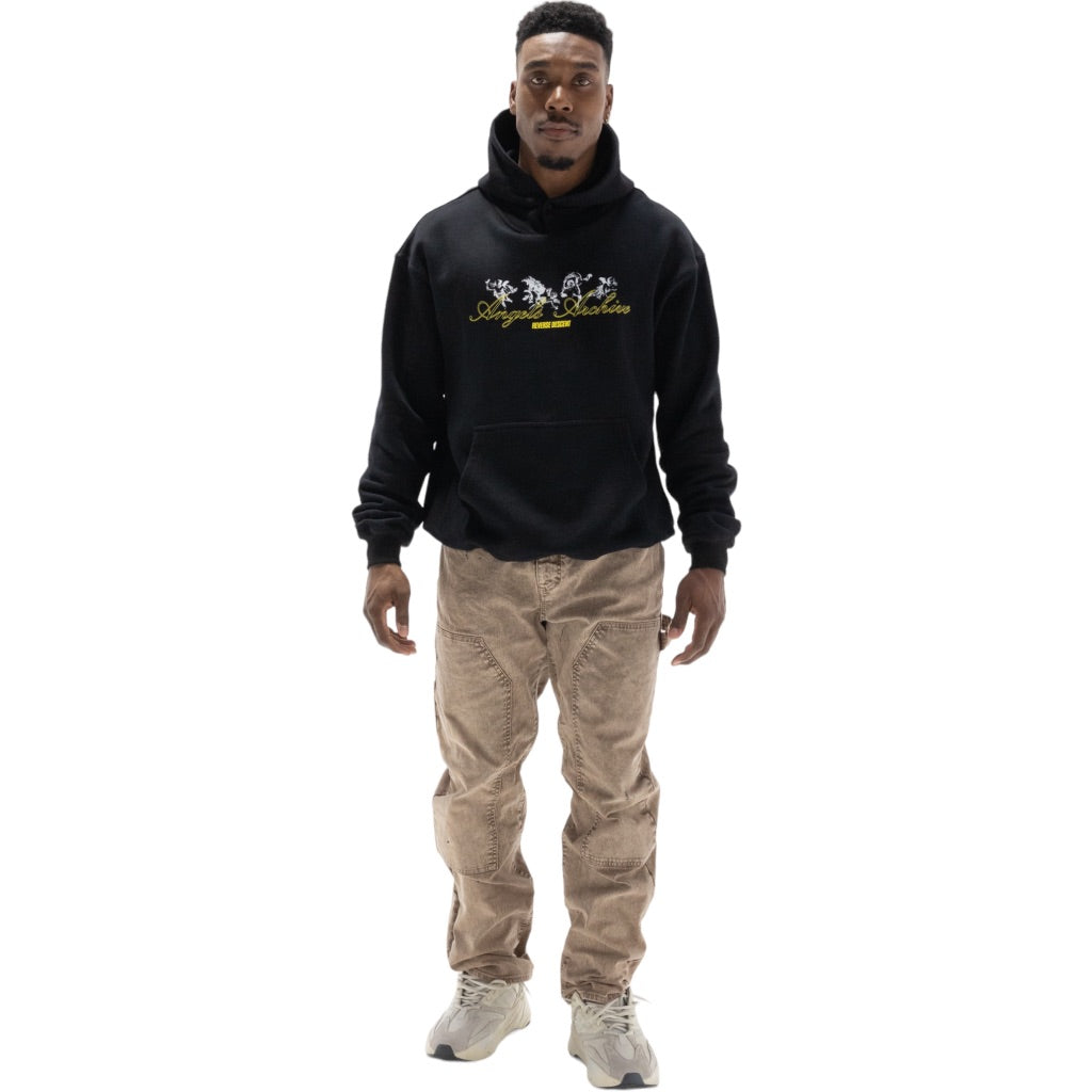 RD Vital Hoodie V1 - BLACK/RACING YELLOW