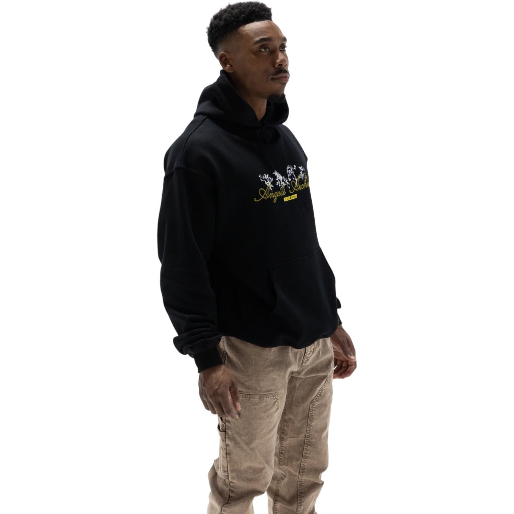 RD Vital Hoodie V1 - BLACK/RACING YELLOW